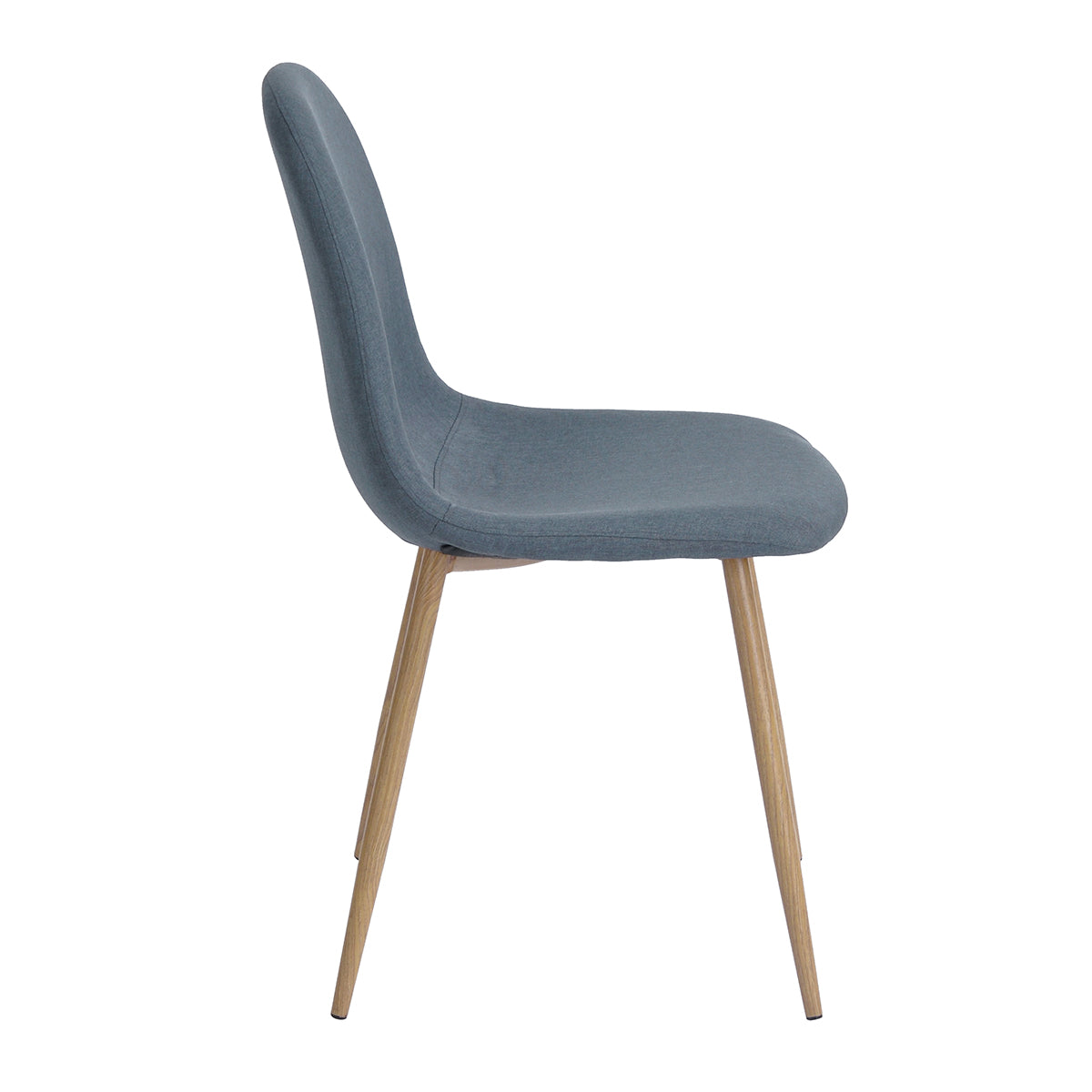 Dining Chairs Fabric Upholstered Metal Legs Charlton