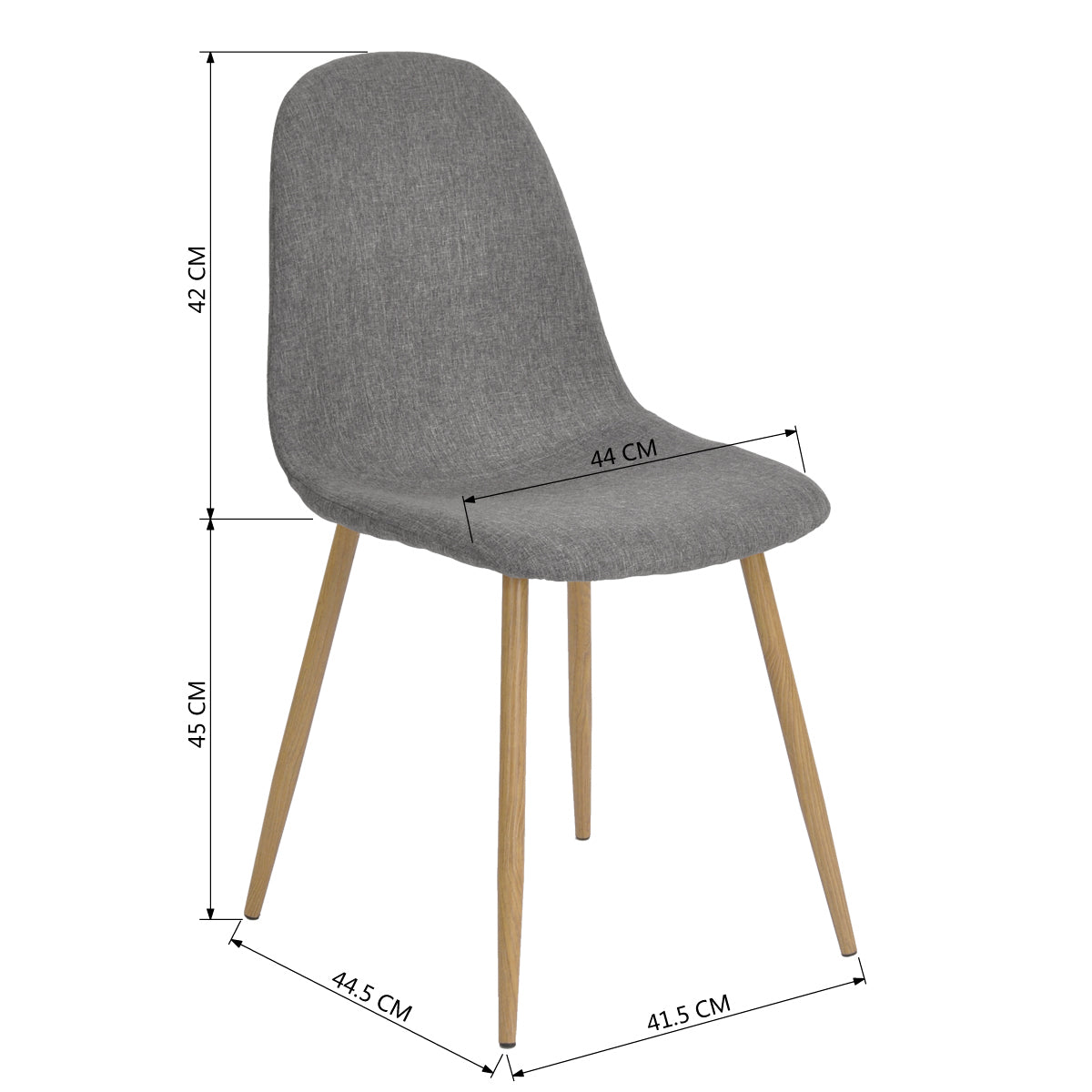 Dining Chairs Velvet Upholstered Metal Legs Charlton