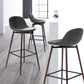 Barstools Fabric Upholstered Swivel Bar Stools Charlton