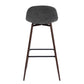 Barstools Fabric Upholstered Swivel Bar Stools Charlton