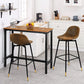 Barstools Suede Upholstered Swivel Bar Stools Charlton