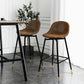 Barstools Suede Upholstered Swivel Bar Stools Charlton