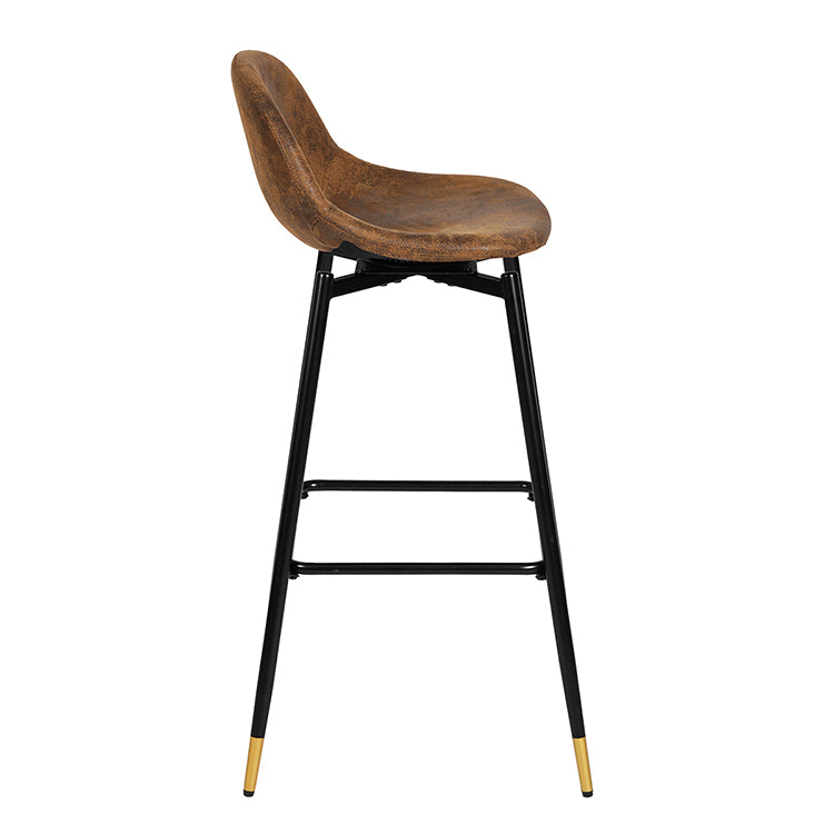Barstools Suede Upholstered Swivel Bar Stools Charlton