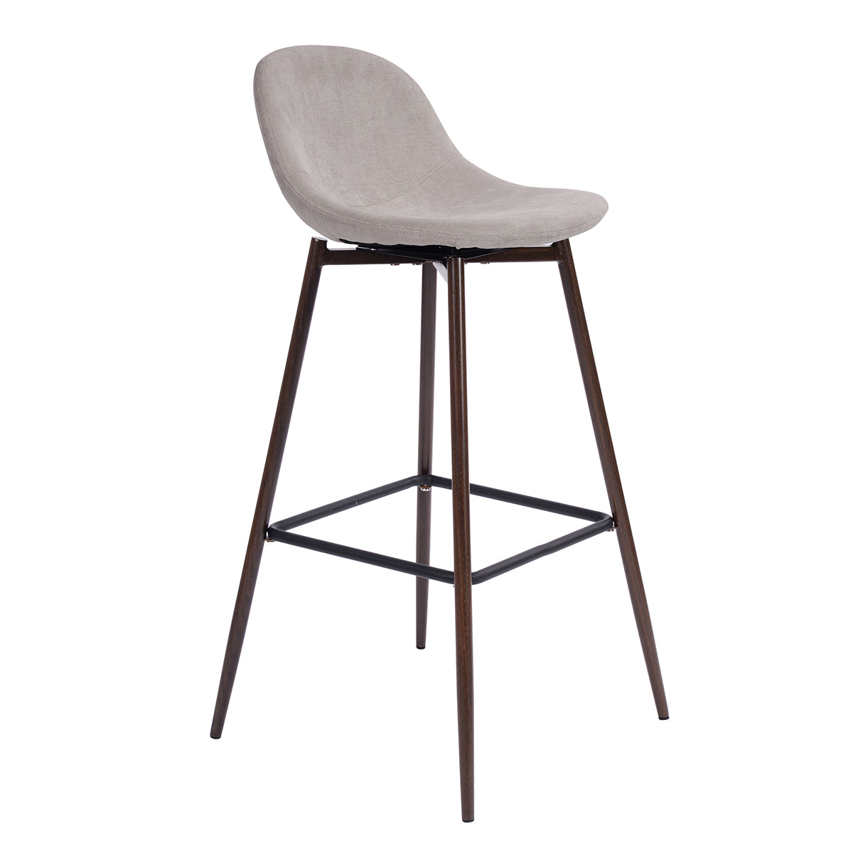 Barstools Fabric Upholstered Swivel Bar Stools Charlton