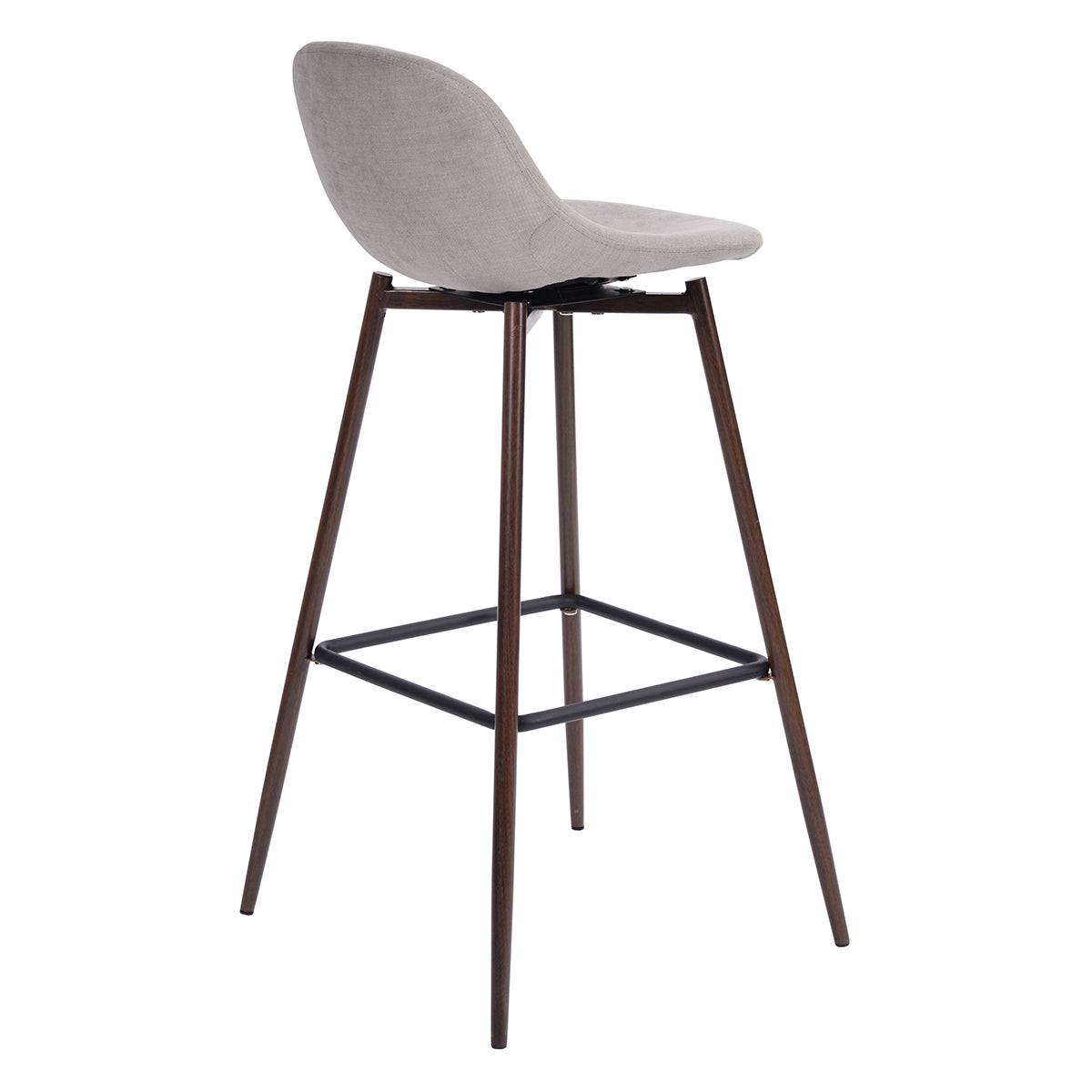 Barstools Fabric Upholstered Swivel Bar Stools Charlton