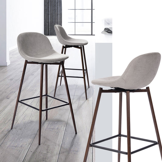 Barstools Fabric Upholstered Swivel Bar Stools Charlton