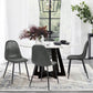 Dining Chairs Suede Upholstered Metal Legs Charlton