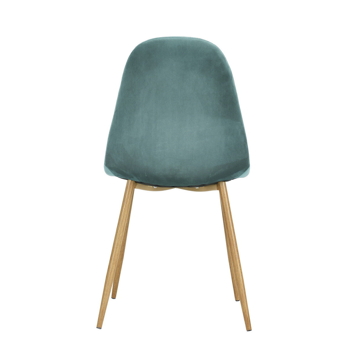 Dining Chairs Velvet Upholstered Metal Legs Charlton