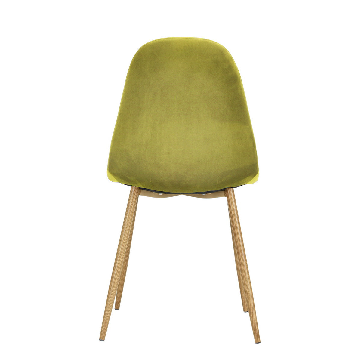Dining Chairs Velvet Upholstered Metal Legs Charlton