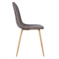 Dining Chairs PU Upholstered Metal Legs Charlton