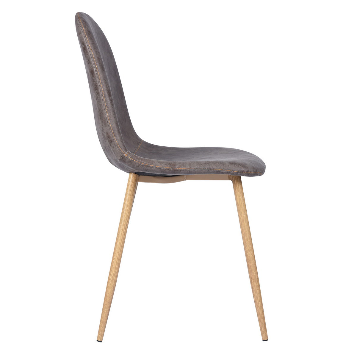 Dining Chairs PU Upholstered Metal Legs Charlton