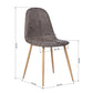 Dining Chairs PU Upholstered Metal Legs Charlton