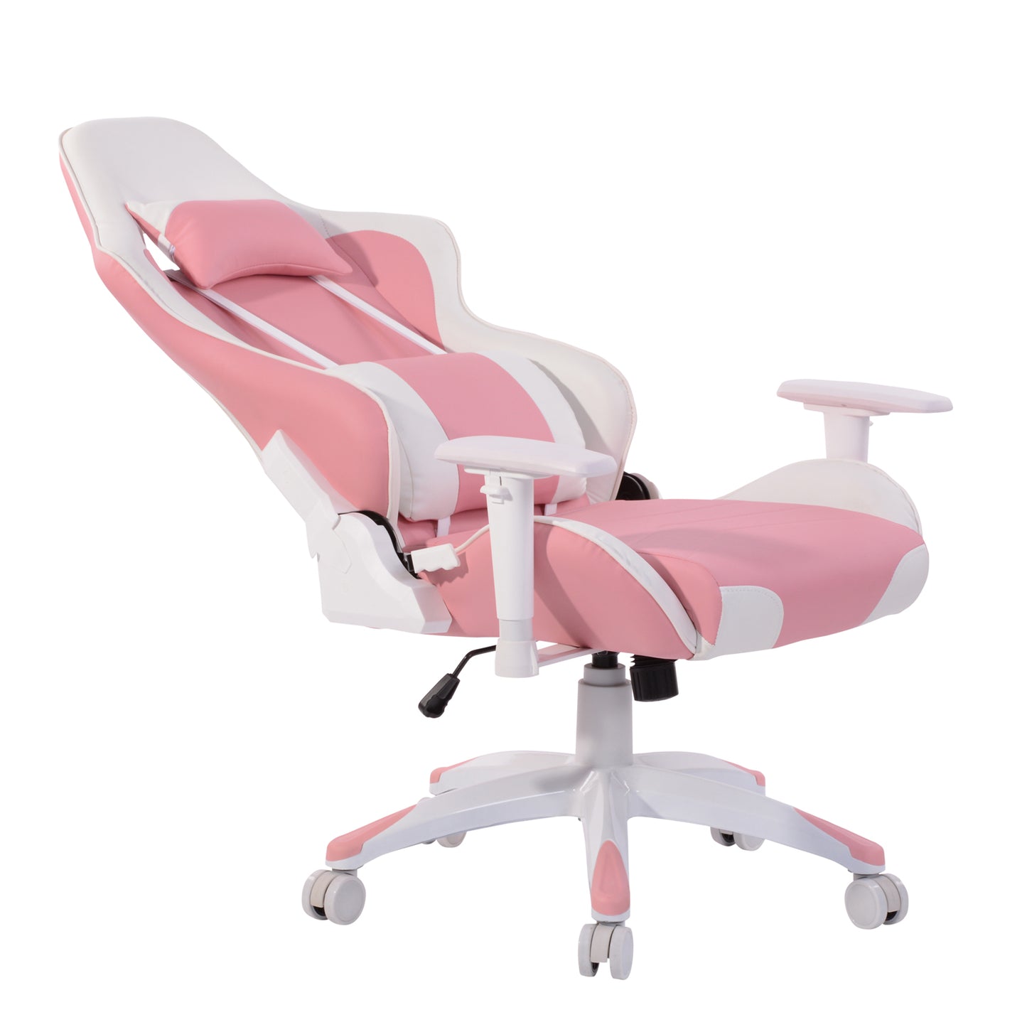 Gaming Chair Racing Office Chair Recliner Swivel Rocker with Headrest and Lumbar Pillow Chenille