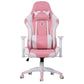 Gaming Chair Racing Office Chair Recliner Swivel Rocker with Headrest and Lumbar Pillow Chenille