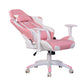 Gaming Chair Racing Office Chair Recliner Swivel Rocker with Headrest and Lumbar Pillow Chenille