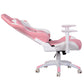 Gaming Chair Racing Office Chair Recliner Swivel Rocker with Headrest and Lumbar Pillow Chenille