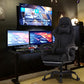 Gaming Chair Mesh Racing Office Chair Recliner Swivel Rocker with Headrest and Lumbar Pillow Chika