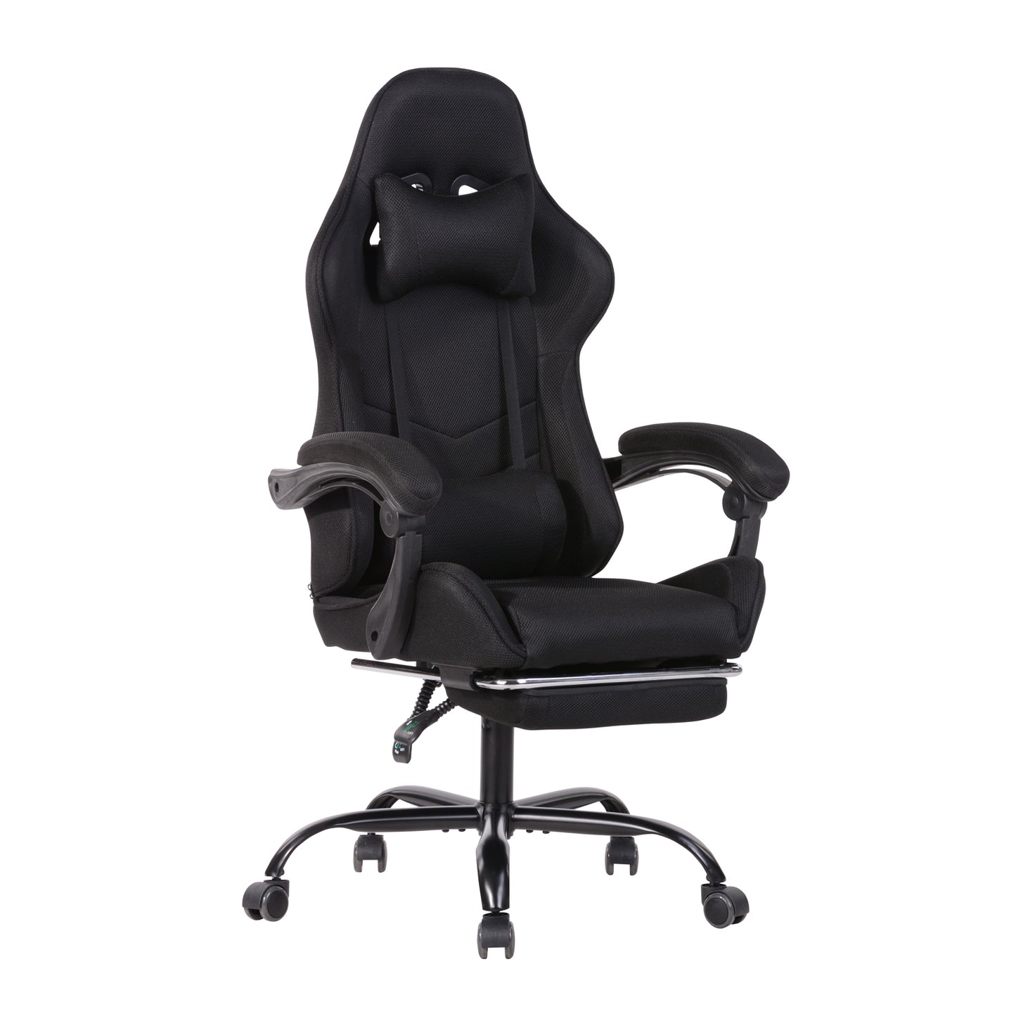 Gaming Chair Mesh Racing Office Chair Recliner Swivel Rocker with Headrest and Lumbar Pillow Chika