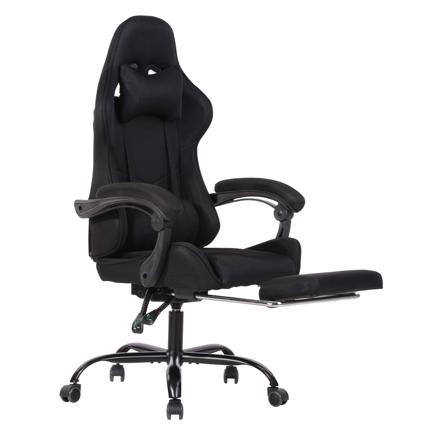 Gaming Chair Mesh Racing Office Chair Recliner Swivel Rocker with Headrest and Lumbar Pillow Chika