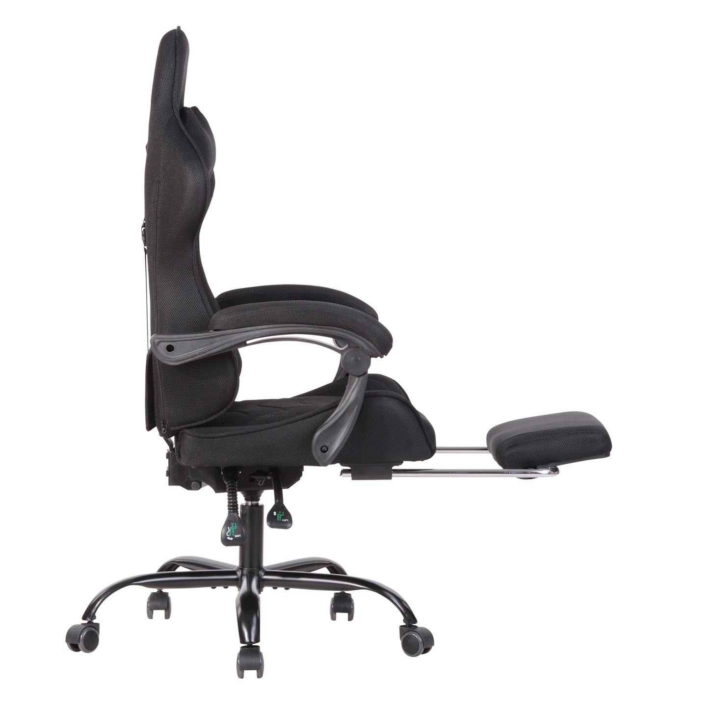 Gaming Chair Mesh Racing Office Chair Recliner Swivel Rocker with Headrest and Lumbar Pillow Chika