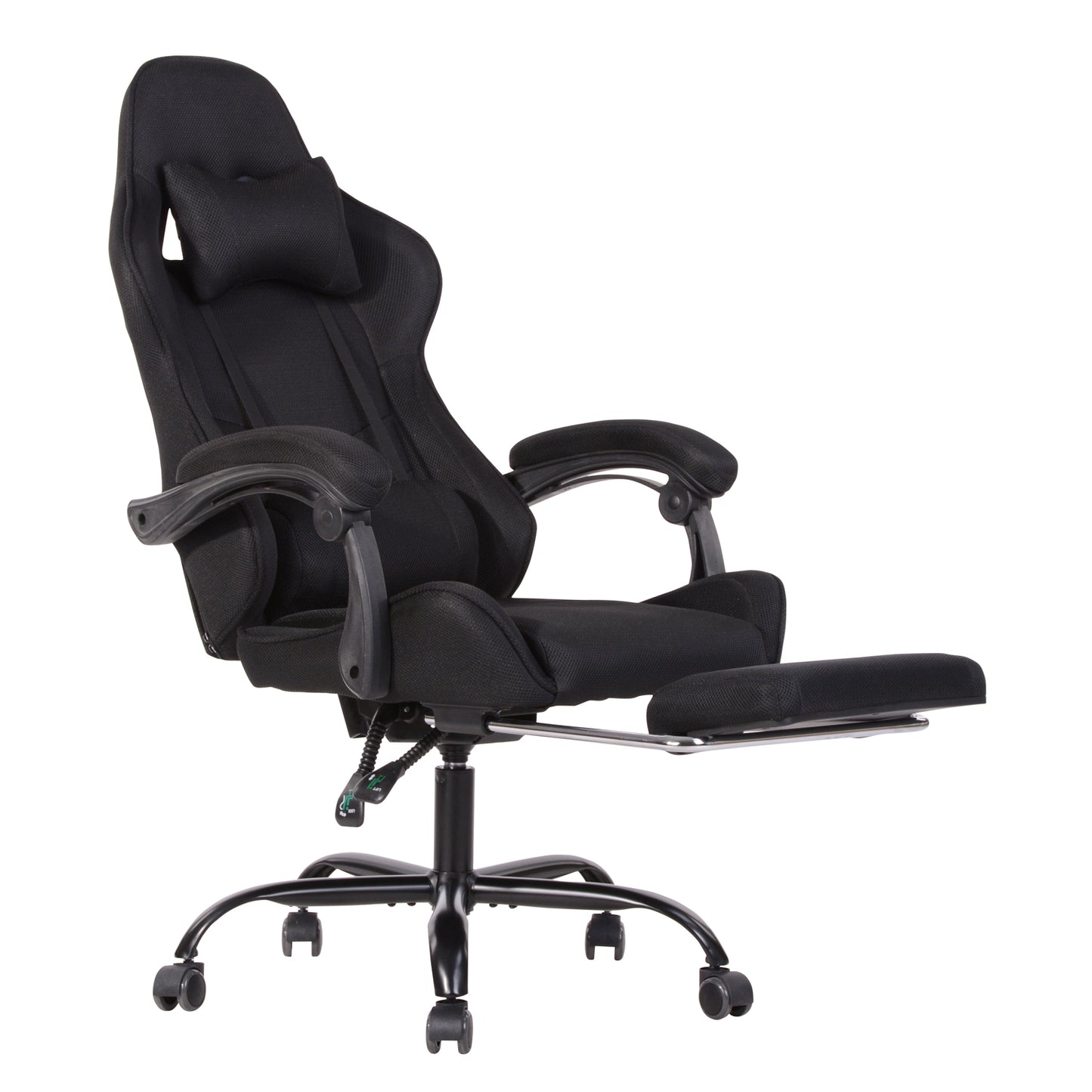 Gaming Chair Mesh Racing Office Chair Recliner Swivel Rocker with Headrest and Lumbar Pillow Chika