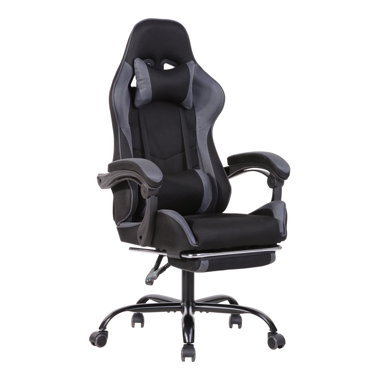 Gaming Chair Mesh Racing Office Chair Recliner Swivel Rocker with Headrest and Lumbar Pillow Chika