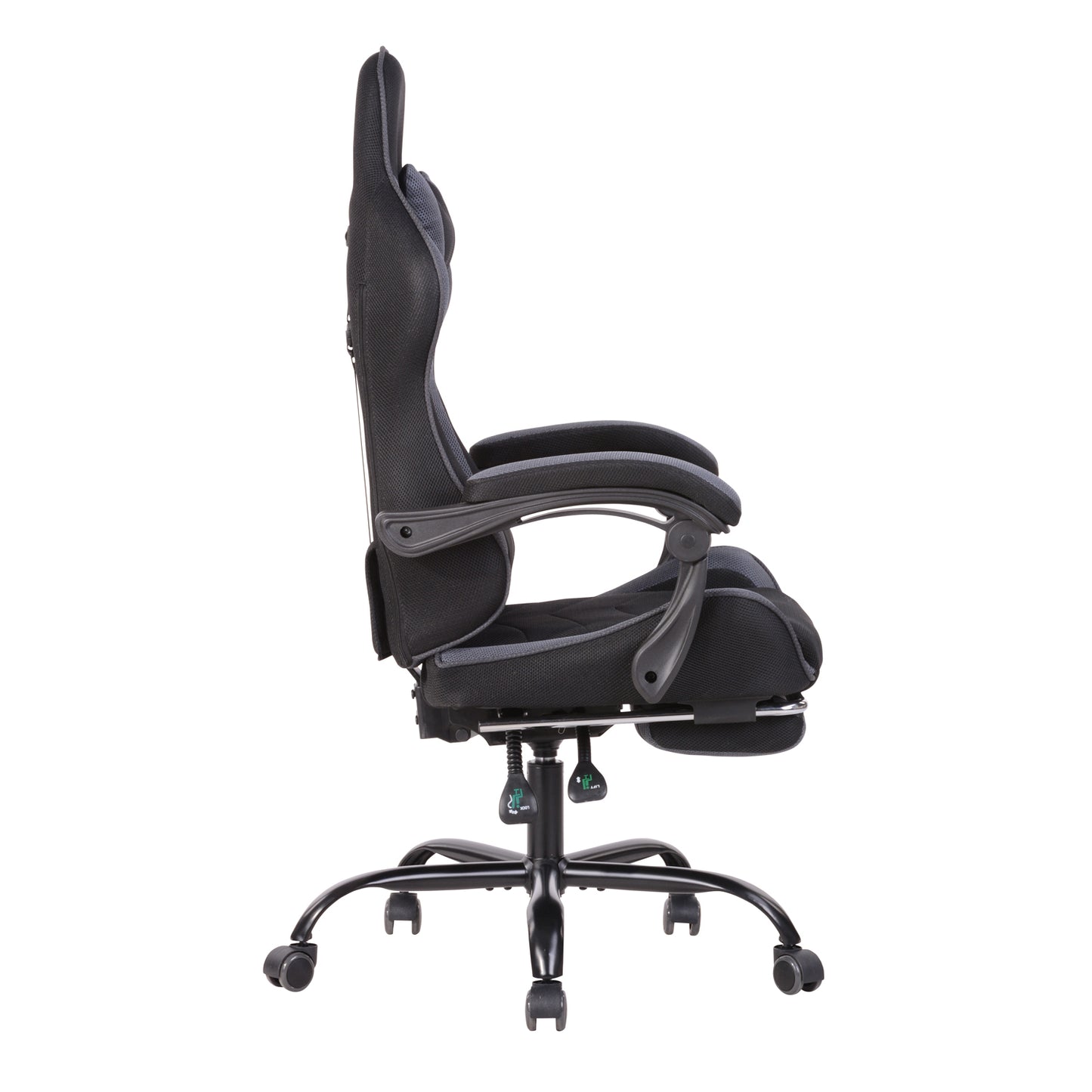 Gaming Chair Mesh Racing Office Chair Recliner Swivel Rocker with Headrest and Lumbar Pillow Chika