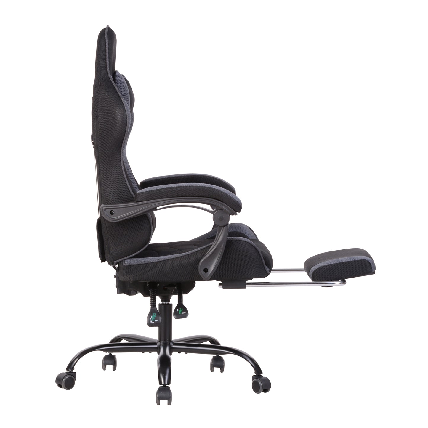 Gaming Chair Mesh Racing Office Chair Recliner Swivel Rocker with Headrest and Lumbar Pillow Chika