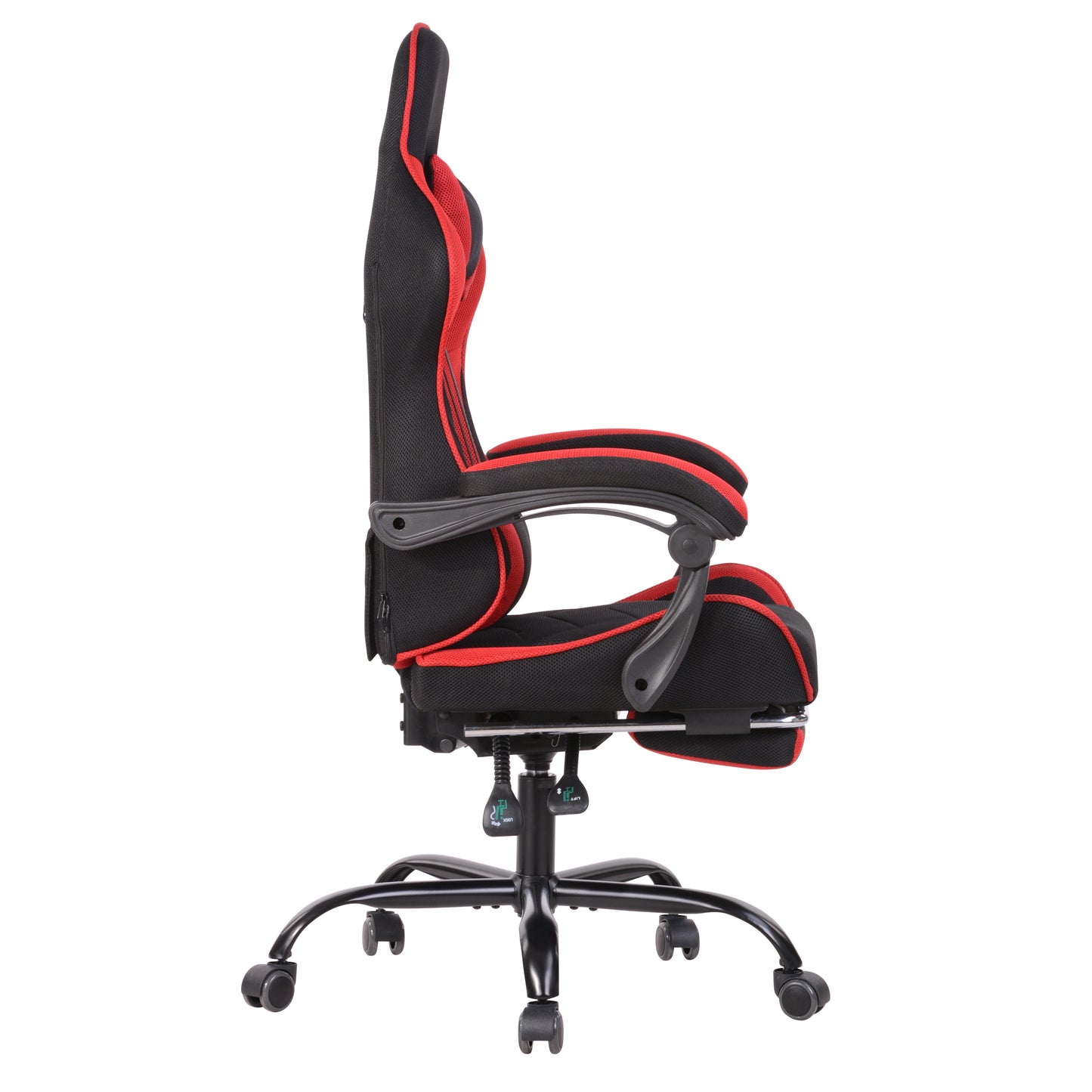 Gaming Chair Mesh Racing Office Chair Recliner Swivel Rocker with Headrest and Lumbar Pillow Chika