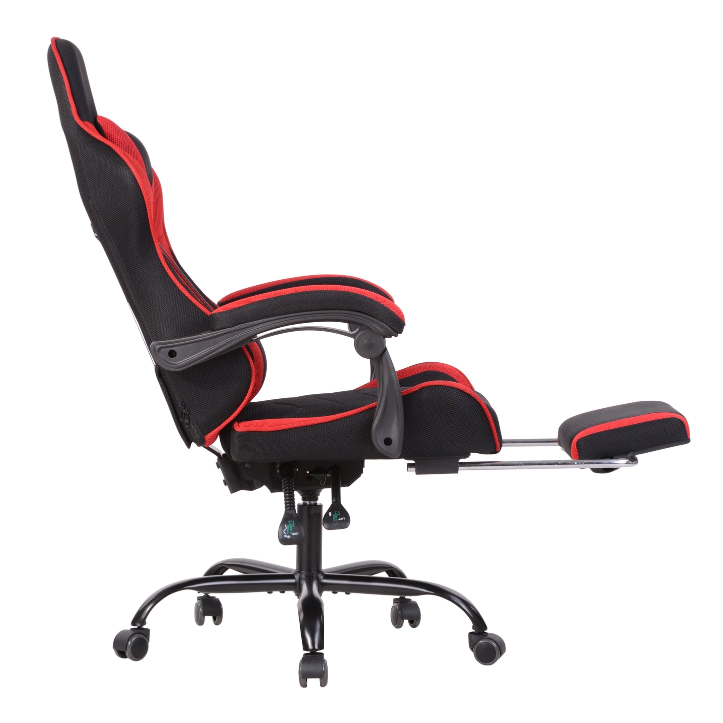 Gaming Chair Mesh Racing Office Chair Recliner Swivel Rocker with Headrest and Lumbar Pillow Chika