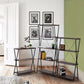Bookcase 3 Shelves Bookshelf Storage Organizer Chopstix