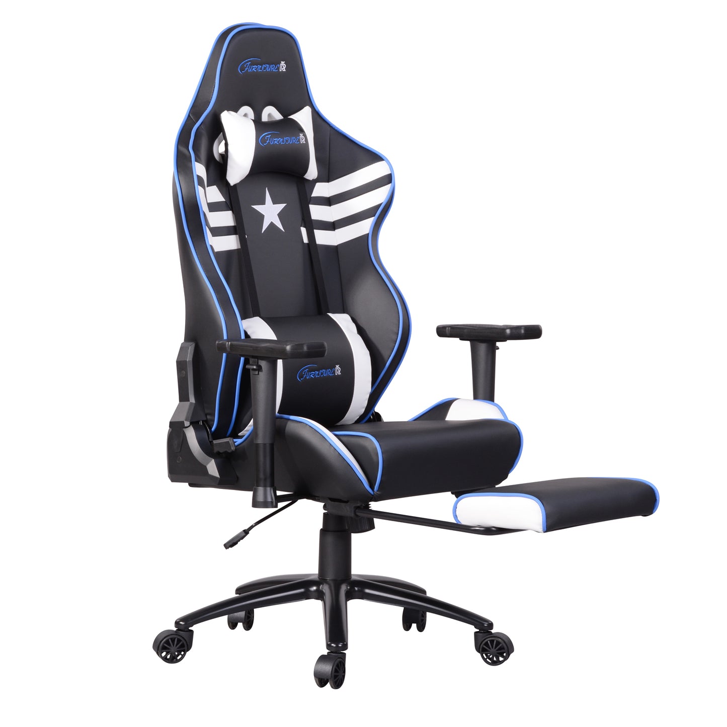 Gaming Chair Racing Office Chair Recliner Swivel Rocker with Headrest and Lumbar Pillow Cicily