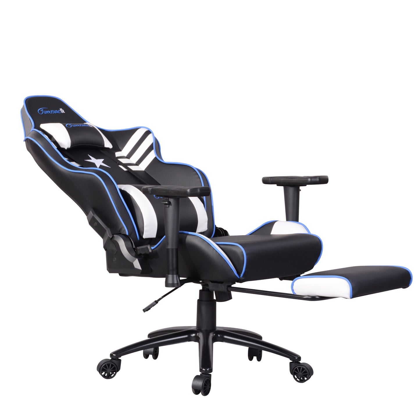 Gaming Chair Racing Office Chair Recliner Swivel Rocker with Headrest and Lumbar Pillow Cicily