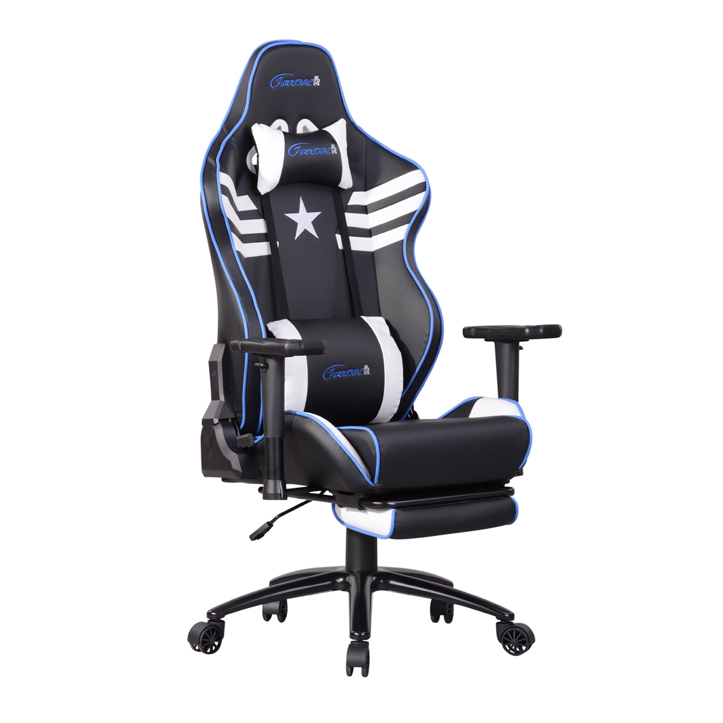 Gaming Chair Racing Office Chair Recliner Swivel Rocker with Headrest and Lumbar Pillow Cicily