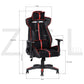 Gaming Chair Racing Office Chair Recliner Swivel Rocker PU  Cineraria