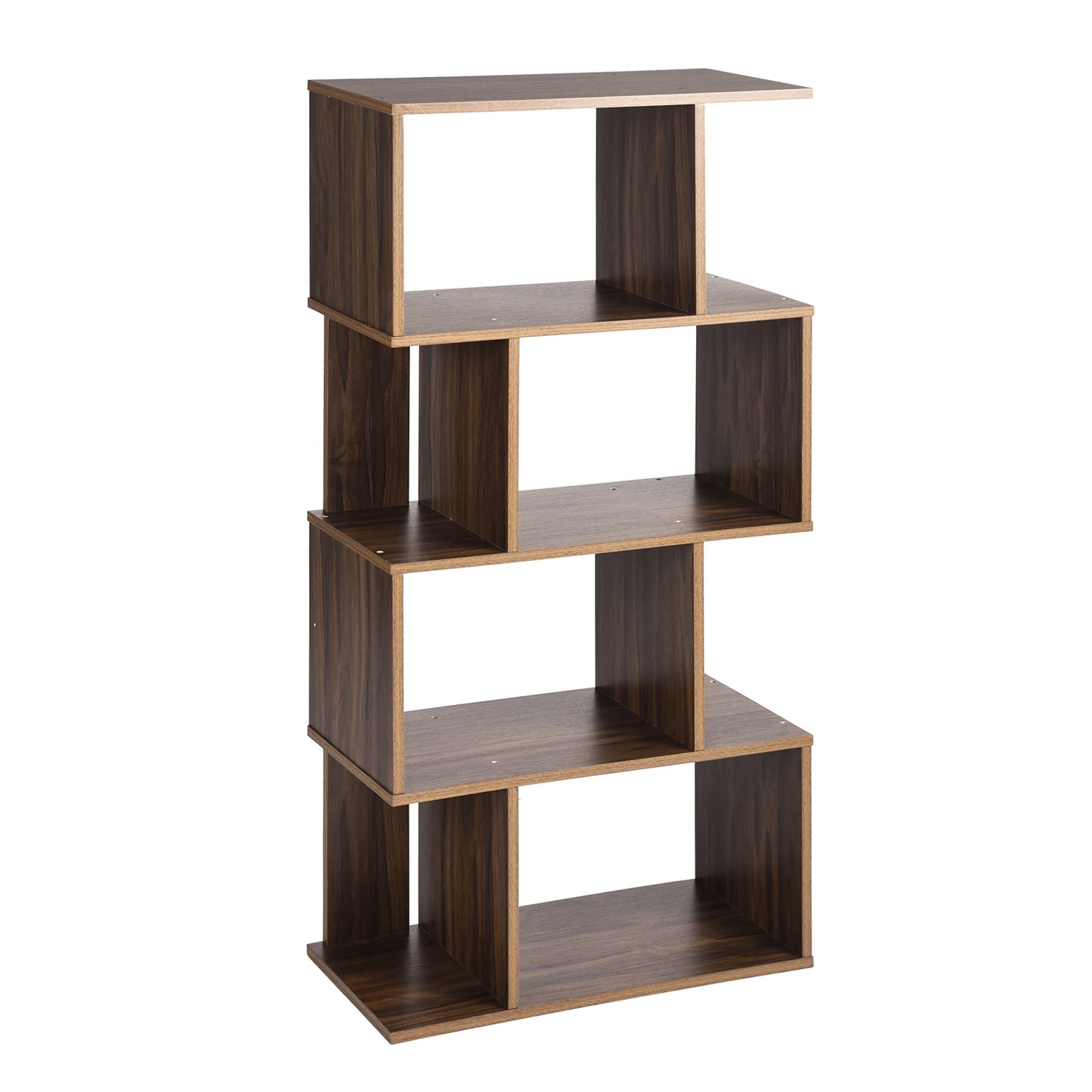 Bookcase 4 Shelves Bookshelf Storage Organizer Concord