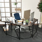 L-Shaped Computer Office Desk Writing Workstation Corwith