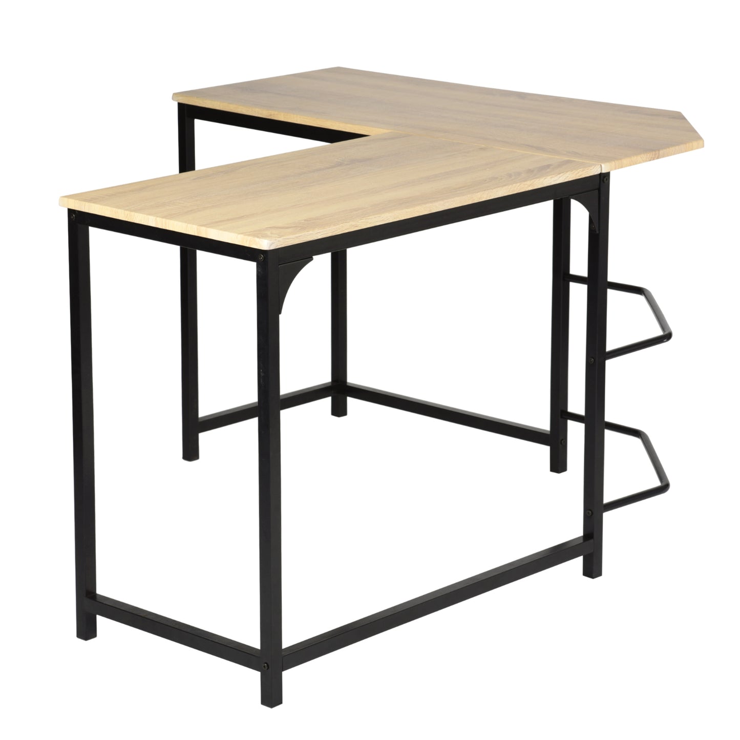 L-Shaped Computer Office Desk Writing Workstation Corwith