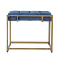 Ottoman Vanity Stool Footrest Stool Fabric Seat Cowan