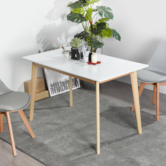 Modern Wooden Dining Table Rectangular Currency