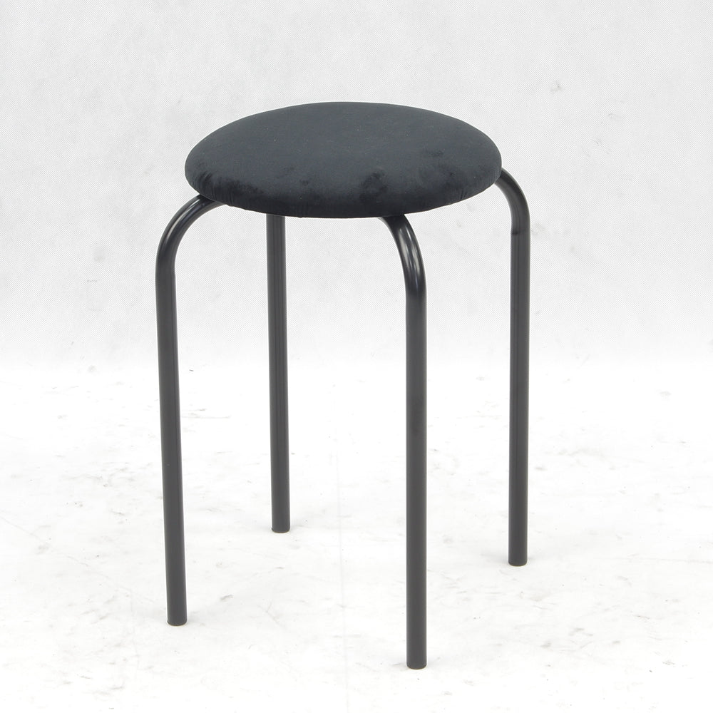 Velvet Upholstered Stackable Stools Danny