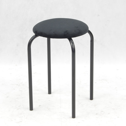 Velvet Upholstered Stackable Stools Danny