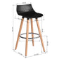 Barstools Plastic Seat Bar Stools Delie