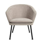 Accent Chair Fabric Upholstered Metal Legs Armrest Dining Chair Dixier