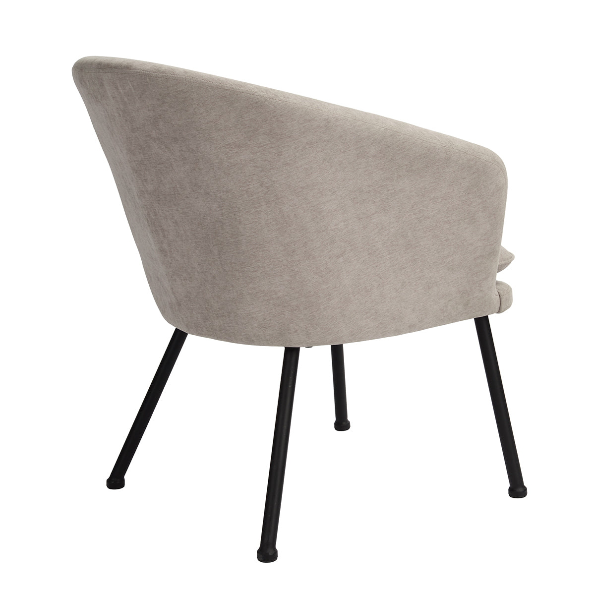 Accent Chair Fabric Upholstered Metal Legs Armrest Dining Chair Dixier