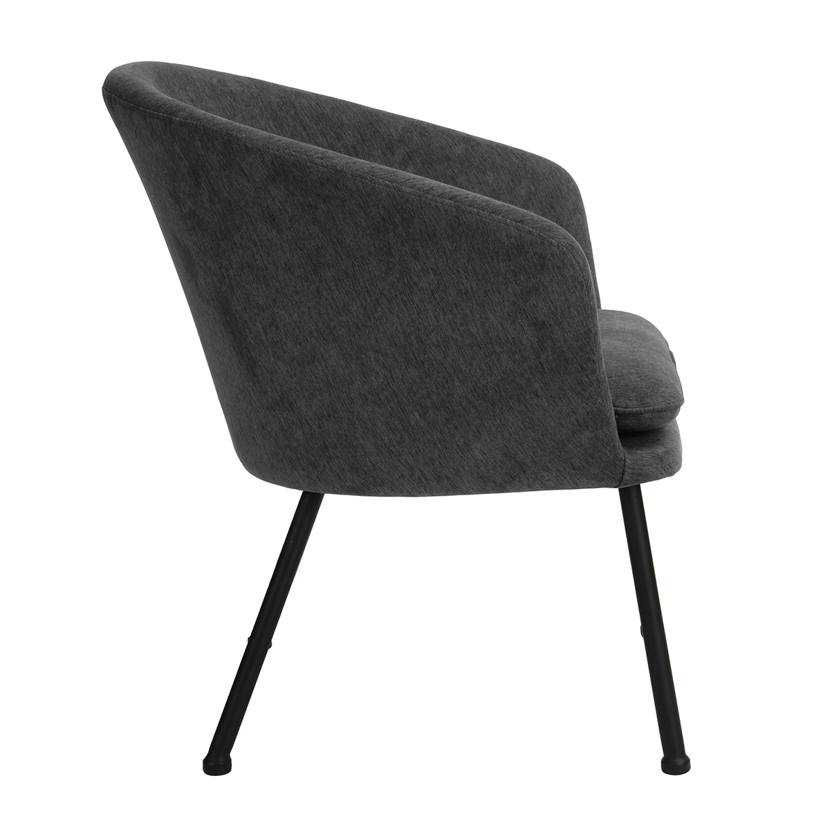 Accent Chair Fabric Upholstered Metal Legs Armrest Dining Chair Dixier