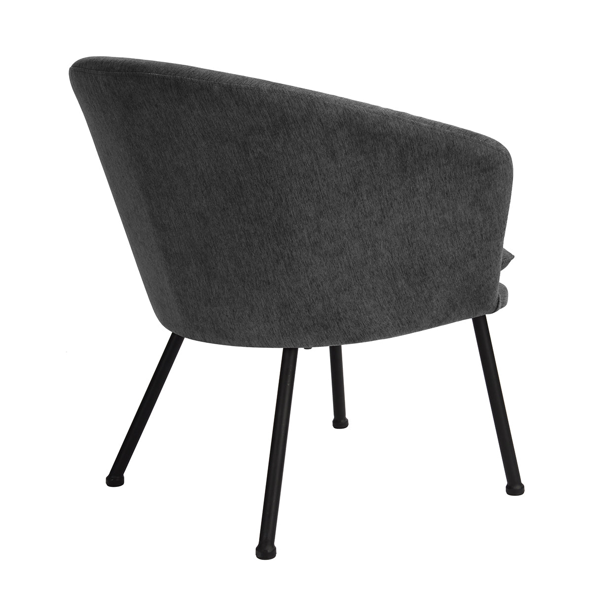 Accent Chair Fabric Upholstered Metal Legs Armrest Dining Chair Dixier
