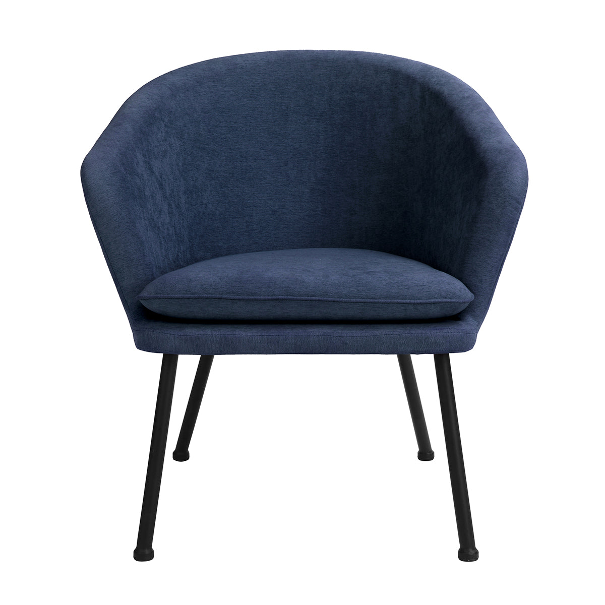 Accent Chair Fabric Upholstered Metal Legs Armrest Dining Chair Dixier