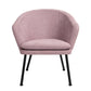 Accent Chair Fabric Upholstered Metal Legs Armrest Dining Chair Dixier