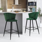 Barstools Velvet Upholstered Bar Stools Doncic